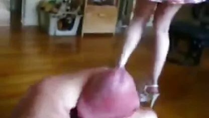 Chica semen ver sexo latino